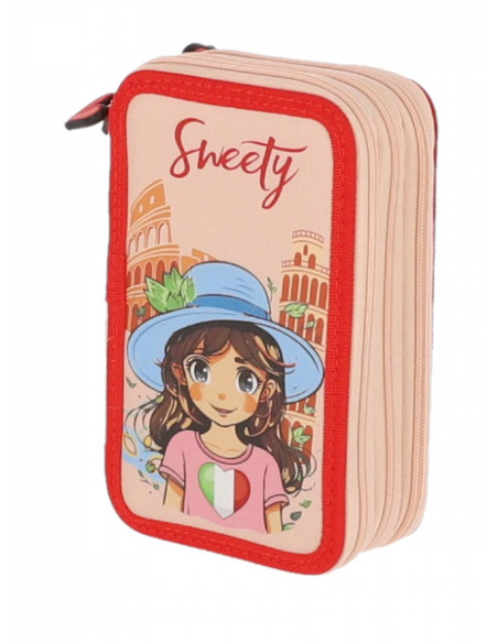 SOPE3FIT,Penar echipat 34 piese, 3 fermoare Pigna, Italy sweety