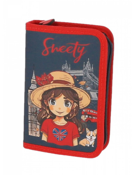 SOPE1FEN,Penar echipat 48 piese, 1 fermoar 2 extensii Pigna, England sweety