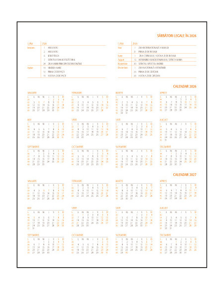 EGOLUXV03,Agenda saptamanala A4 Lux Ego 2026, Albastru petrol