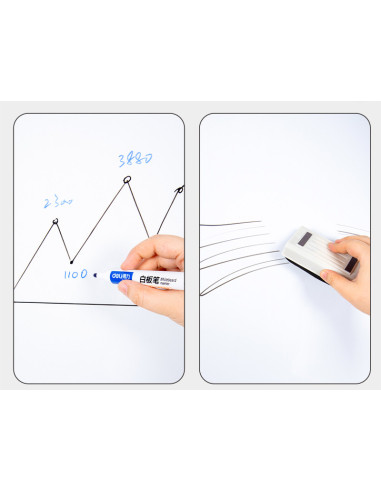 DLEV130,Flipchart magnetic mobil 75 x 107 cm Deli DLEV130