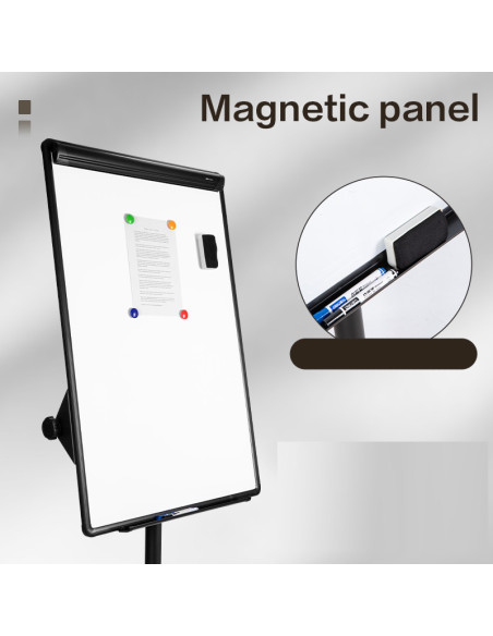 DLEV130,Flipchart magnetic mobil 75 x 107 cm Deli DLEV130