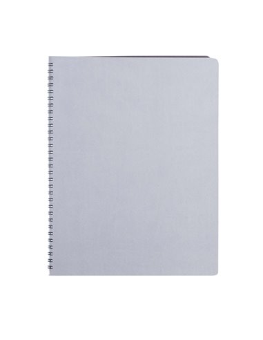 Agenda cu spira a4 nedatata gri siena ego