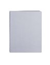 Agenda cu spira a4 nedatata gri siena ego