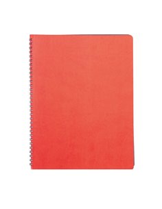 Agenda cu spira a4 nedatata rosie siena ego