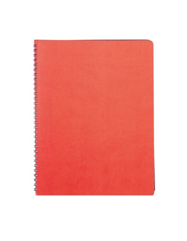 Agenda cu spira a4 nedatata rosie siena ego