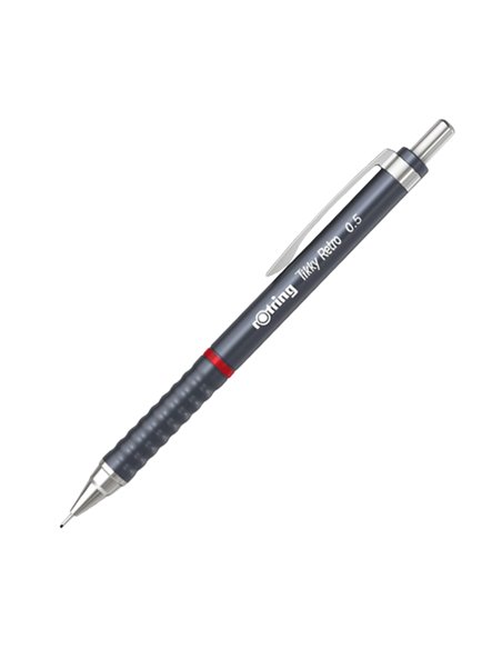 Creion mecanic 0.5mm tikky 3 gri retro rotring