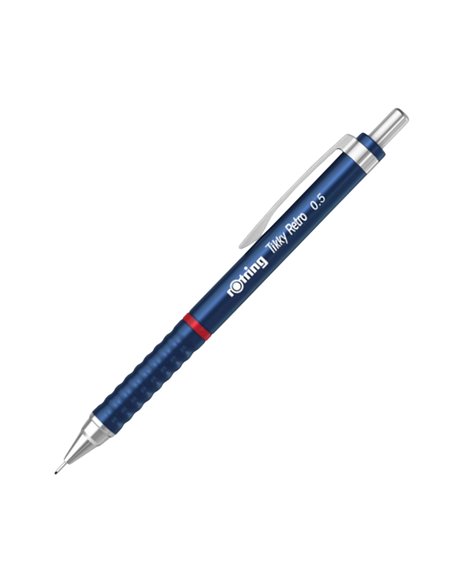 Creion mecanic 0.5mm tikky 3 albastru retro rotring