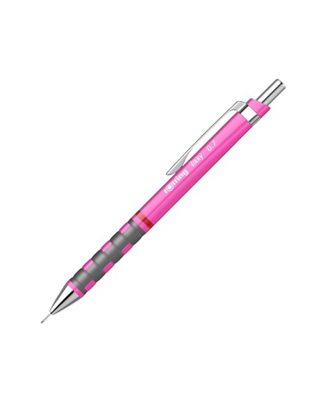 Creion mecanic Rotring Tikky 3 RO2007218, 0.7 mm, Roz neon