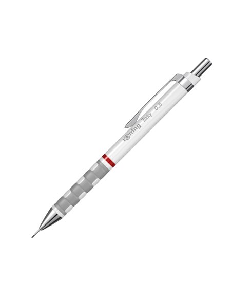 Creion mecanic Rotring Tikky 3 RO1904698, 0.5 mm, Alb