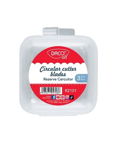 Rezerva cutter Cercuitor Daco RZ101, 3 bucati