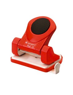 Perforator metalic Kangaro Perfo-20, 20 coli, Rosu