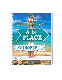 Caiet A5 cu spirala Herlitz, 100 file, 70g/mp, dictando, Motiv enjoy life 2