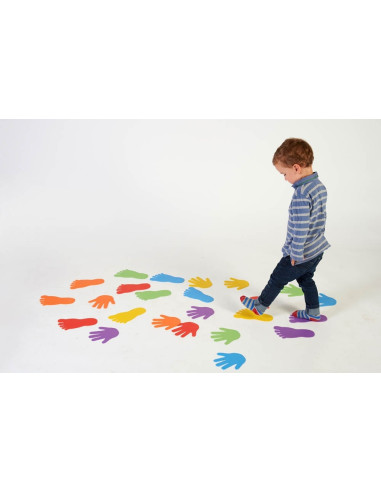 EDX63532,Urme de maini set de 6 perechi - joc de motricitate