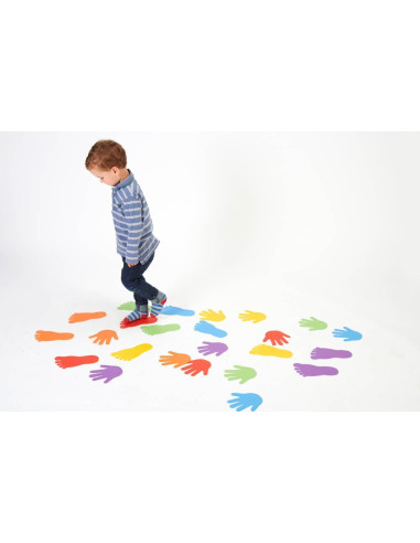 EDX63532,Urme de maini set de 6 perechi - joc de motricitate