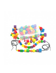 EDX40150C,Margele de sortat din lemn MIJLOCII, 144 buc pe set