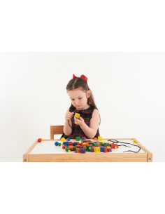 EDX40150C,Margele de sortat din lemn MIJLOCII, 144 buc pe set 2