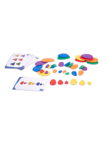 EDX13208C,Pietre CURCUBEU, set de 36, multicolor