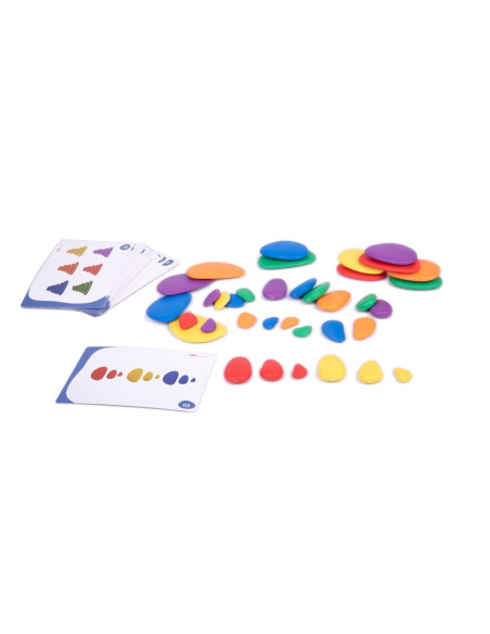 EDX13208C,Pietre CURCUBEU, set de 36, multicolor