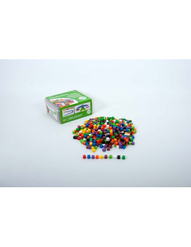 EDX13510C,Set de 1000 de cuburi colorate de 1cm cub
