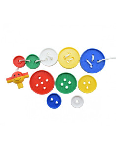 EDX41030,Nasturi de insirat plastic Gigant, Commotion, set de 44 bucati, multicolor 2