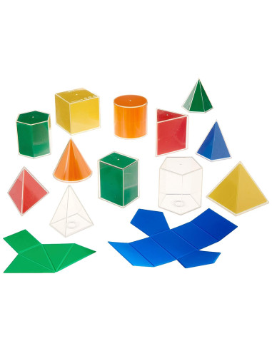 EDX21347,Set de 12 forme geometrice 2D 3D