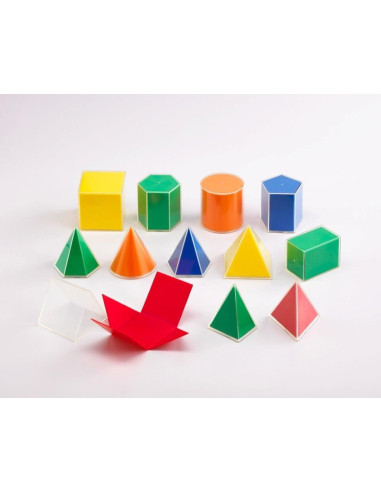 EDX21347,Set de 12 forme geometrice 2D 3D