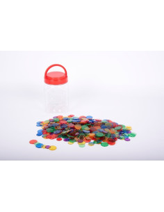 EDX13432J,Joc sortare buline transparente, Edx Education, set de 500 bucati, multicolor 2