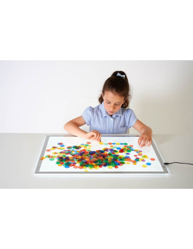 EDX13432J,Joc sortare buline transparente, Edx Education, set de 500 bucati, multicolor