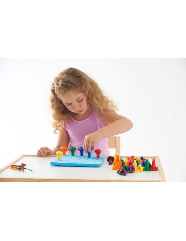 EDX39492LF,Set de 36 Cuie Gigant cu planseta de lucru