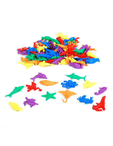 EDX13150,Joc sortare ANIMALE MARINE 84 piese