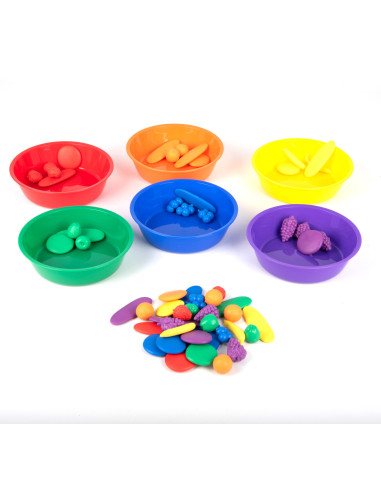 EDX15510,Set de 6 boluri colorate de sortare