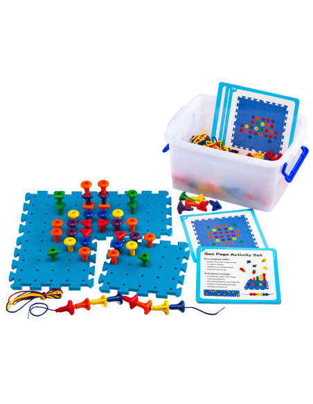 EDX39495CLF,Set de constructii geometrice Cuie Gigant