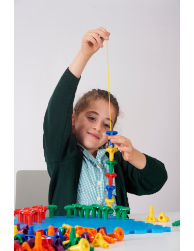 EDX39495CLF,Set de constructii geometrice Cuie Gigant