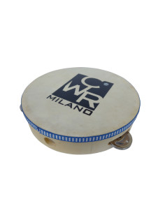 CWR06412,Tamburina 21cm cu membrana artificiala si 5 perechi de zurgalai