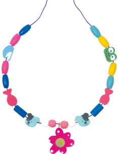 L2465,Set margele de insirat din lemn 2