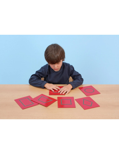 Vin86809,Placi tactile si tactile in cutie de depozitare - forme geometrice