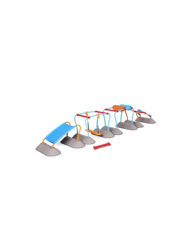 G2291,Traseu de echilibru si motricitate Mini Parkour - set mega