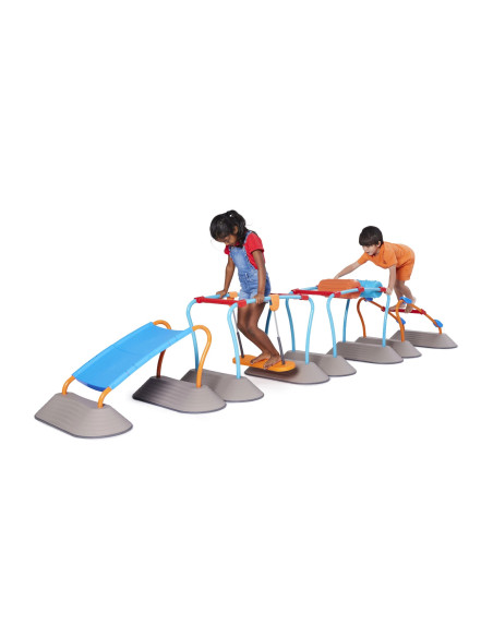 G2291,Traseu de echilibru si motricitate Mini Parkour - set mega
