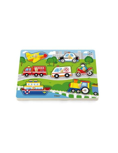 Vig51274,Puzzle cu sunete - mijloace de transport