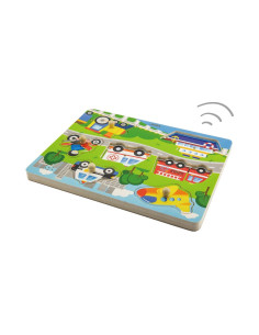 Vig51274,Puzzle cu sunete - mijloace de transport 2