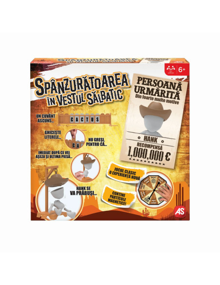 VV-1040-25319,Joc De Societate Spanzuratoarea In Vestul Salbatic In Limba Romana