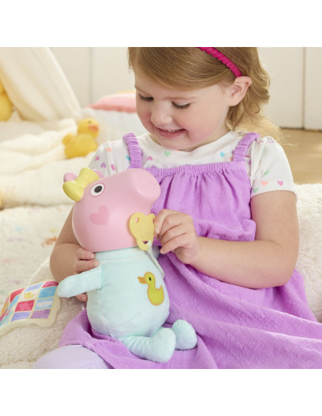 G1637,Peppa Pig Set De Joaca Oinks And Snuggles Papusa Evie Interactiva Cu Accesorii