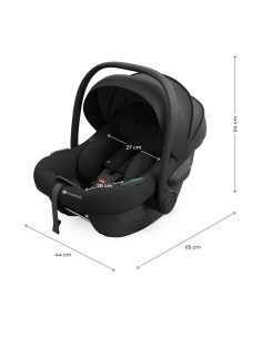 KCILIT00BLK0000,Scoica Auto Kinderkraft I-lite 40-87 Cm, Black
