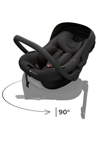 KCILIT00BLK0000,Scoica Auto Kinderkraft I-lite 40-87 Cm, Black
