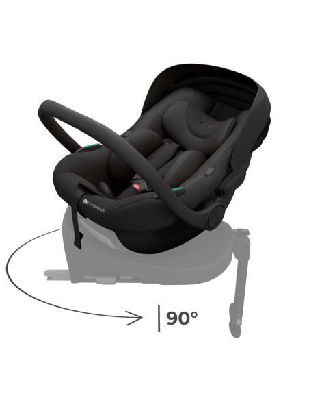 KCILIT00BLK0000,Scoica Auto Kinderkraft I-lite 40-87 Cm, Black
