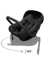 KCILIT00BLK0000,Scoica Auto Kinderkraft I-lite 40-87 Cm, Black
