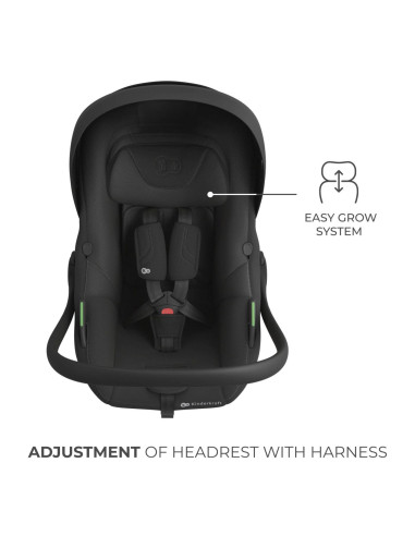 KCILIT00BLK0000,Scoica Auto Kinderkraft I-lite 40-87 Cm, Black