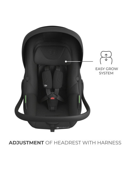 KCILIT00BLK0000,Scoica Auto Kinderkraft I-lite 40-87 Cm, Black