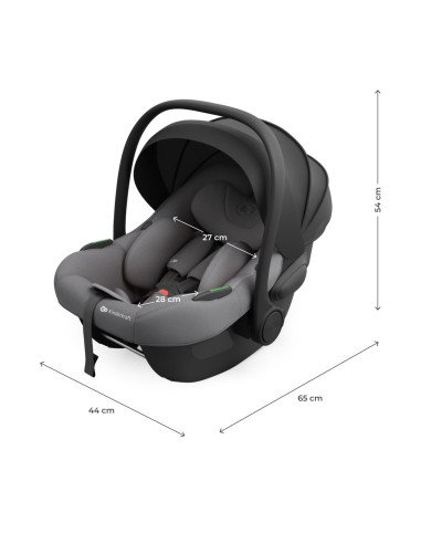 KCILIT00GRY0000,Scoica Auto Kinderkraft I-lite 40-87 Cm, Grey