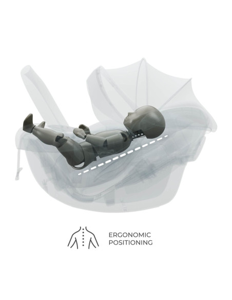 KCILIT00GRY0000,Scoica Auto Kinderkraft I-lite 40-87 Cm, Grey